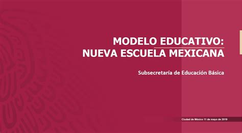 Descarga Gratis El Modelo De La Nueva Escuela Mexicana En Formato Pdf