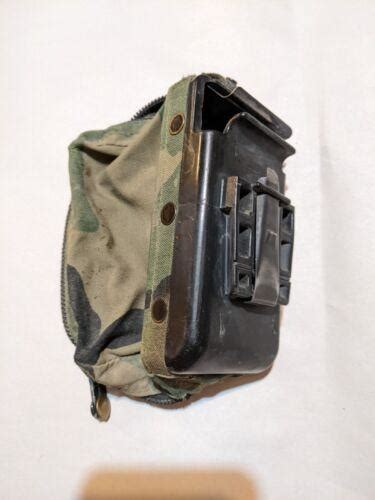 Woodland BDU M249 Ammo Pouch 100 Round Soft Pack Nut Sack Saw 5.56 | #4557539006