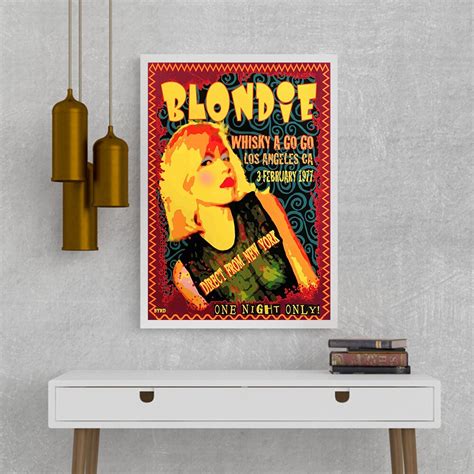 Blondie Concert Posters Rock Vintage Retro Autumn Home Decor A4 A3 A2