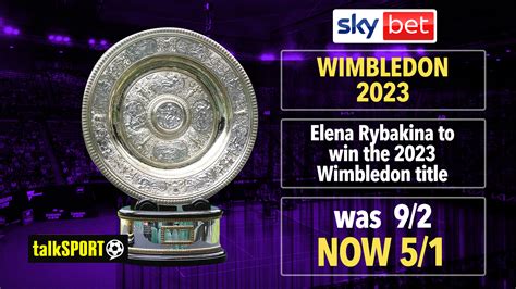 Wimbledon 2023 boost: Elena Rybakina to win title now 5/1 on Sky Bet ...