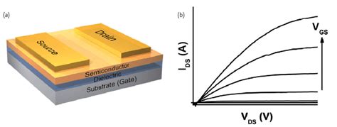 A Illustrative Schematic Of A Typical Organic Thin Film Transistor