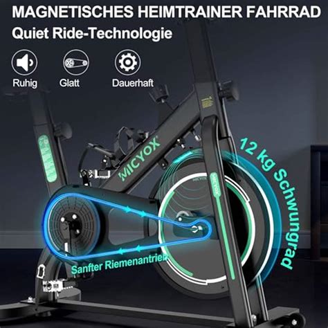 Micyox Ergometer Heimtrainer Fahrrad Im Indoor Bike Vergleich