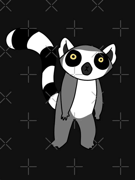 Ring Tailed Lemur Standing T Shirt For Sale By Saradaboru Redbubble Ring Tailed Lemur T