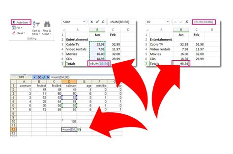 How To Add Cells In Excel To Sum Up Totals Automatically