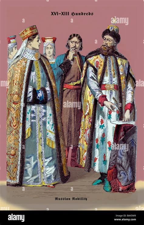 Russian Nobility,19th Century Stock Photo - Alamy