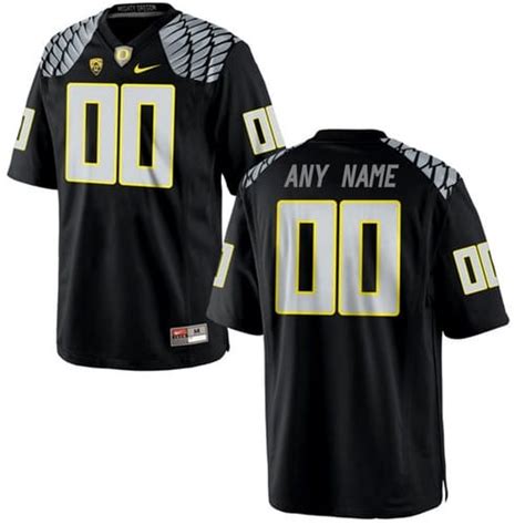 [hot Now] Buy New Custom Oregon Ducks Jersey Black Stitched