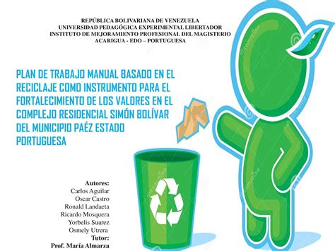 Calaméo Presentación2 Reciclaje Proyecto Comunitario