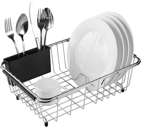 Amazon KESOL Expandable Over The Sink Dish Drying Rack Dish