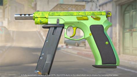 Cs2 Made This Skin Insane🔥🔥 Cs2 Updated Cz Emerald Quartz New Updated Cs2 Cz75 Skins Youtube