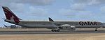 Fs Fsx Qatar Airways Airbus A Fs Jetliners Flightsim