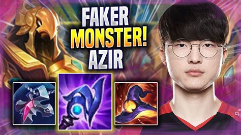 FAKER IS A MONSTER WITH AZIR T1 Faker Plays Azir MID Vs Leblanc