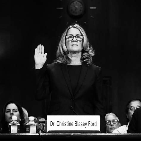 Christine Blasey Ford Gives Testimony At Kavanaugh Hearing