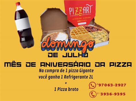 Menu Em Pizzaria Esfiharia PizzArt RJ Rio De Janeiro