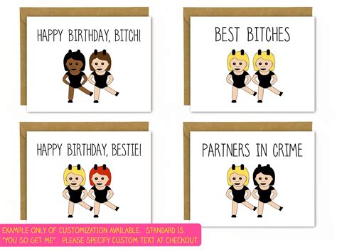 Funny Birthday Card for Friend / Funny Best Friend Birthday - Etsy