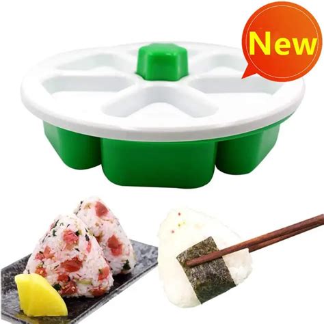 Mais Novo Diy Molde De Sushi Onigiri Arroz Bola Alimentos Imprensa