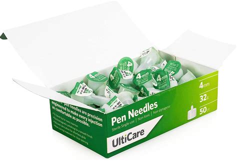 Ulticare Insulin Pen Needles For At Home Insulin Injections Compatible With Most Pen Injector