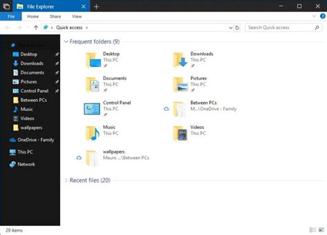 How To Enable File Explorer Dark Theme On Windows 10 • Pureinfotech