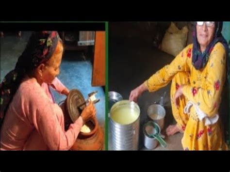 Village Style Ghee Making Process Haryana Village Life Village Life In