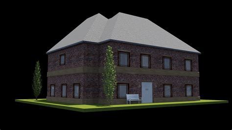 Casa 2 Plantas Modelo B01G09 Modelo 3D 6 Fbx Max Free3D