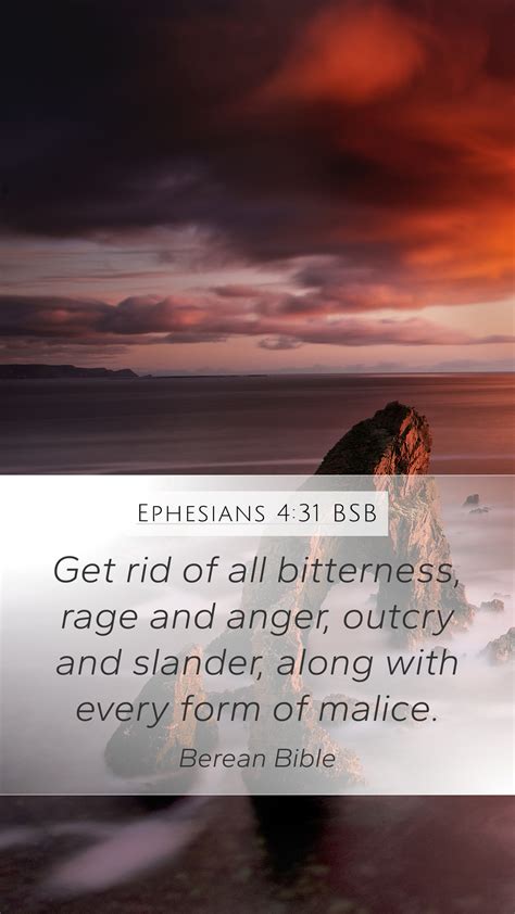 Ephesians Bsb Mobile Phone Wallpaper Get Rid Of All Bitterness