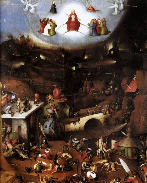 O Juízo Final Pinturas Com Temas Tirado Da Bíblia Hieronymus Bosch