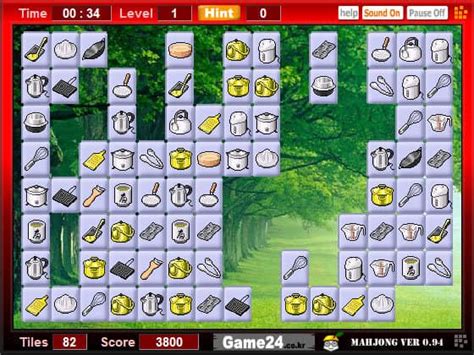 Mahjong Cook game - FunnyGames.us