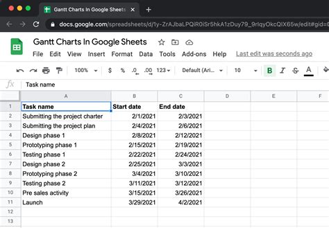 How to Make a Gantt Chart in Google Sheets (Free Templates)