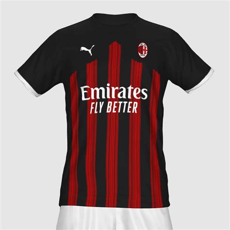 AC Milan Shirt Concept PES Master Kit Creator Showcase