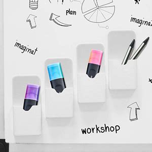 Moko Magnetic Dry Erase Marker Holder Pack Pen Pencil Magnets Dry