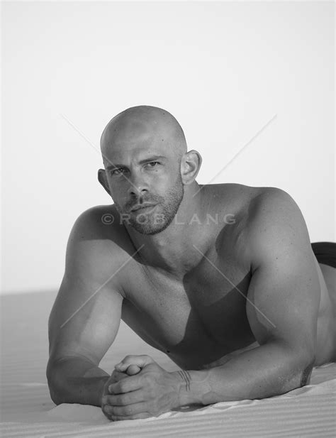 Hot Bald Man Outdoors Rob Lang Images