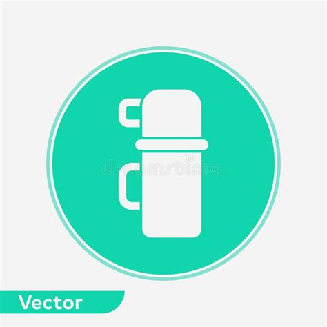 S mbolo De La Muestra Del Icono Del Vector Del Termo Ilustración del