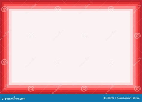 Red Border Stock Illustration Illustration Of Margin Color 488496