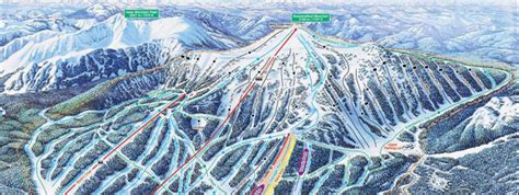 Apex Mountain Resort Trail Map • Piste Map • Panoramic Mountain Map