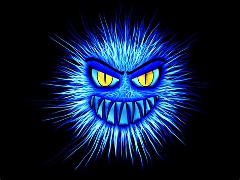 monster blue internet royalty  stock illustration image