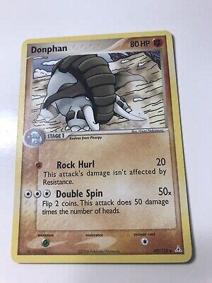 NM Donphan 40 110 Reverse MON HOLO EX Holon Phantoms Pokemon Card EBay