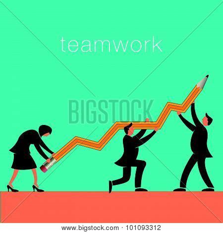 Teamwork Background Vector & Photo (Free Trial) | Bigstock