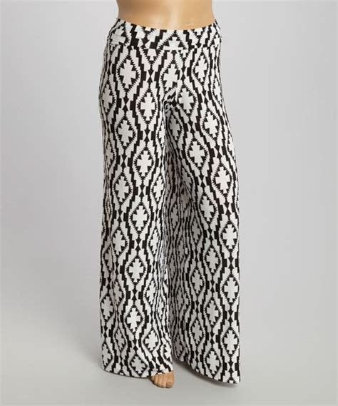 Take A Look At The Black And White Tribal Palazzo Pants Plus On Zulily Today Tuscany Style