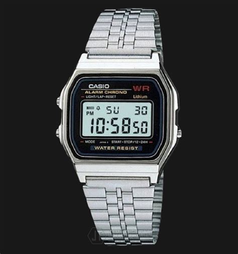 Casio General A Wa N Df Retro Digital Dial Stainless Steel Strap