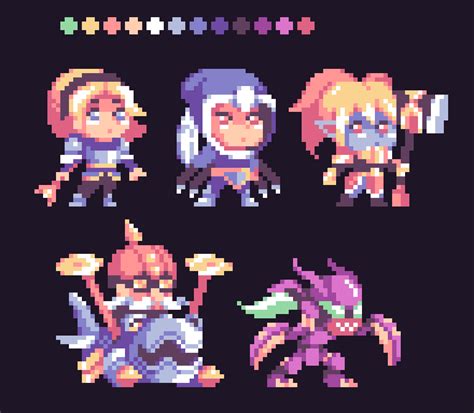 Artstation League Of Legends Pixel Art