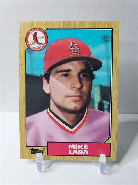 1987 Topps Baseball 321 Mike Laga St Louis Cardinals Ebay