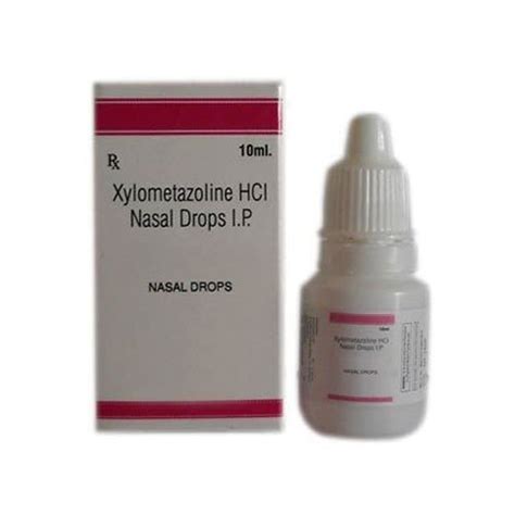 Xylometazoline Hcl Nasal Drops For Personal Packaging Size 10 Ml