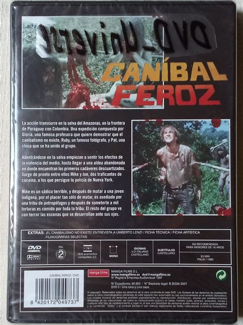 Umberto Lenzi Cannibal Ferox Caníbal Feroz Dvd R 2 Esp Mercado Libre