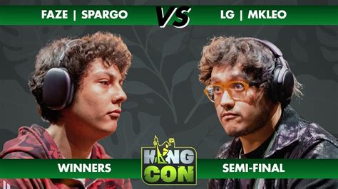 FAZE SPARGO VS LG MKLEO WINNERS SEMI FINAL KINGCON 2024 YouTube