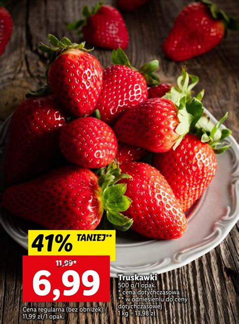 Promocja Truskawki G W Lidl