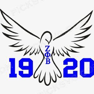 Zeta Phi Beta Dove 1920 Svg Free SVG