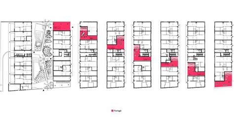 Partages Sophie Delhay Architecte Logements Collectifs Plan