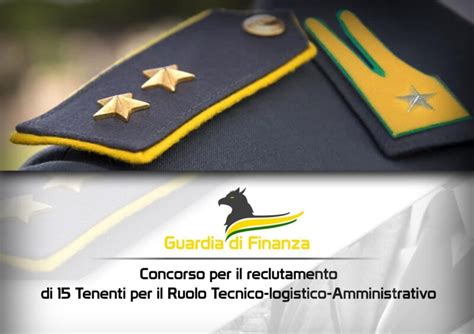 Guardia Di Finanza Concorso Per Titoli Ed Esami Per Il Reclutamento