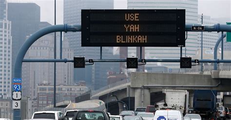 Federal Officials Crack Down on Funny Highway Warnings - The New York Times