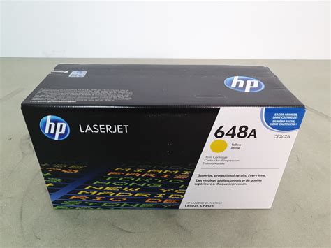 Hp 648a Original Print Toner Cartridge Yellow Ce262a