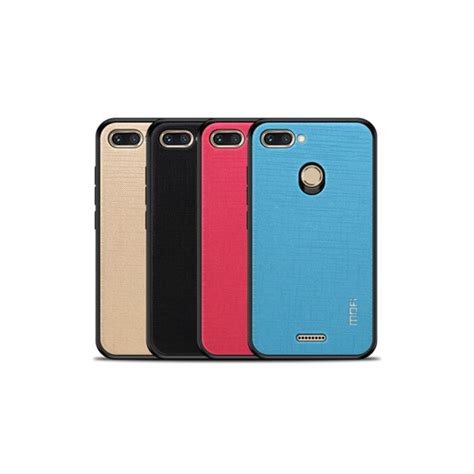 Mofi Shockproof TPU And PC Fabric Case For Xiaomi Redmi 6